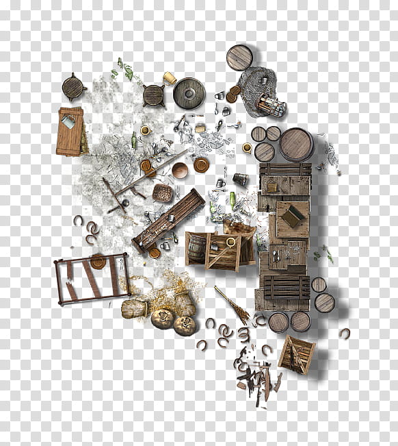 Storage Room Mess, brown illustration transparent background PNG clipart