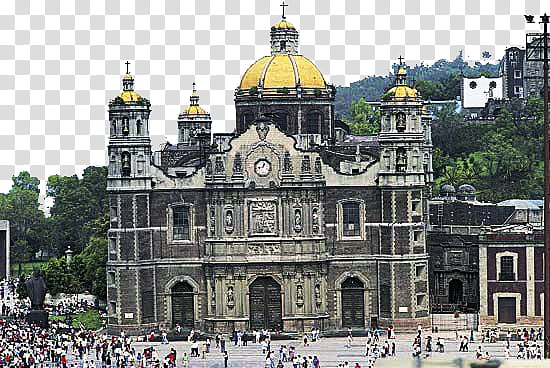 Mexico s, gray and yellow cathedral during daytime transparent background PNG clipart