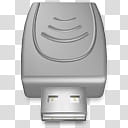 Mac iCons Tosh generics, flashdrive gray transparent background PNG clipart