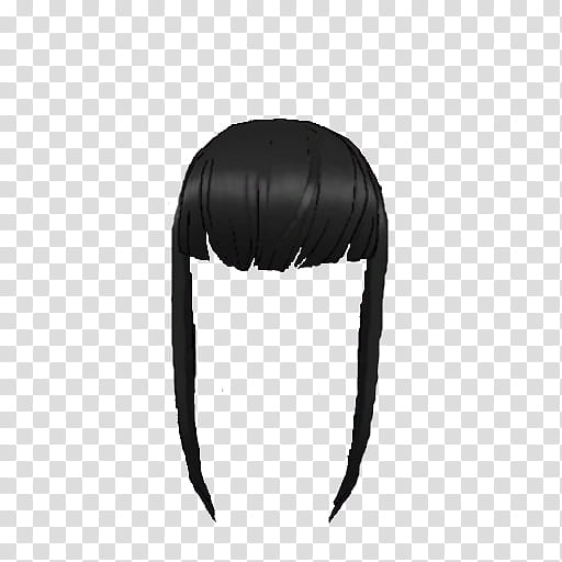 Hair, Bangs, Artificial Hair Integrations, Hairdo Clip In Bangs, Afrotextured Hair, Hairstyle, Yandere Simulator, Black Hair transparent background PNG clipart