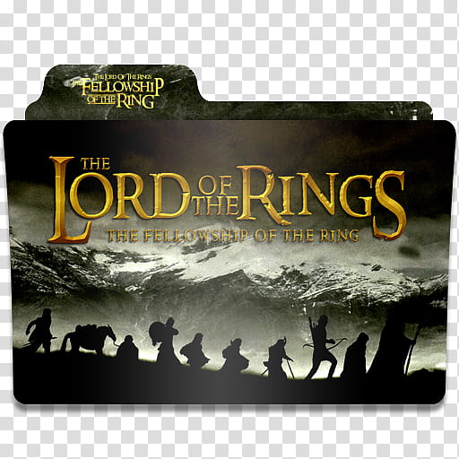 The Fellowship of the Ring  Folder Icon , The Fellowship of the Ring  transparent background PNG clipart