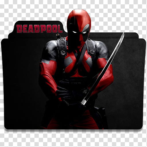 Deadpool Folder Icon, Deadpool () transparent background PNG clipart