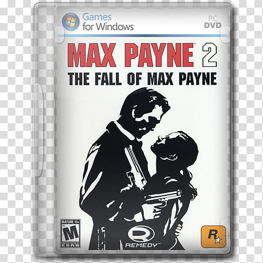Max Payne  The Fall of Max Payne Icon PC Game, Max Payne  PC DVD case transparent background PNG clipart