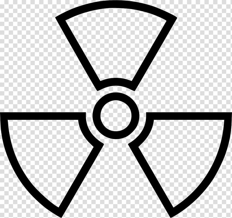 Radiation Symbol, Radioactive Decay, Ionizing Radiation, Science, Biological Hazard, Drawing, Line, Line Art transparent background PNG clipart