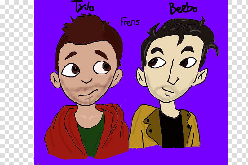 TYLER AND BRENDON ARE FRENS cringey drawing sorry transparent background PNG clipart