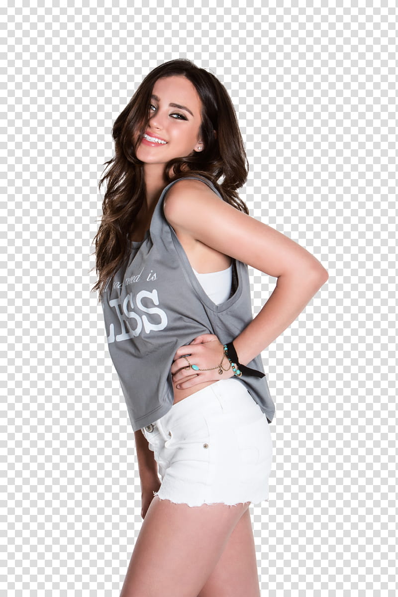 Ryan Newman , women's gray tank top transparent background PNG clipart