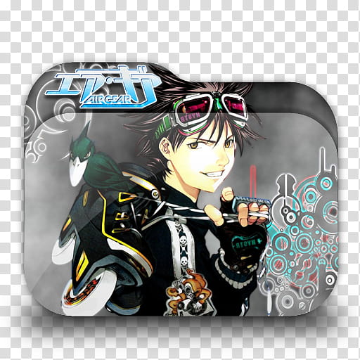 Anime Folder Icon Pack  by Knives, Air Gear  transparent background PNG clipart