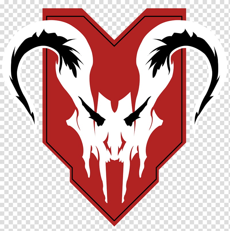 Titanfall  Faction Logos Remakes, red and white ram logo transparent background PNG clipart