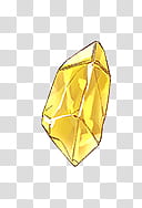 yellow crystal stone transparent background PNG clipart