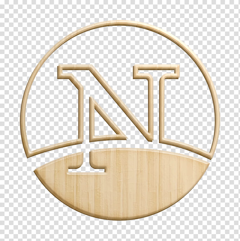 browser icon netscape icon, Logo, Symbol, Beige, Metal transparent background PNG clipart
