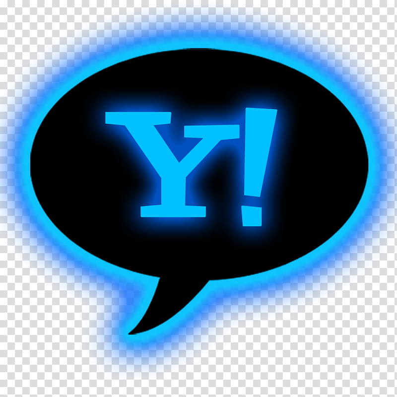 Illuminate, Yahoo logo with speech balloon transparent background PNG clipart