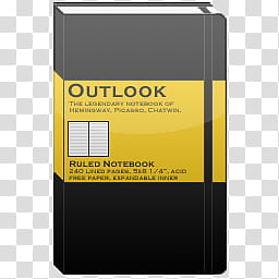 Moleskine Unwrapped Edition transparent background PNG clipart