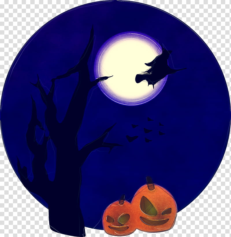 Full moon, Smile, Jackolantern, Black Cat transparent background PNG clipart