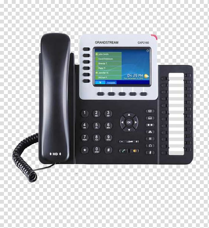 Telephone, Grandstream Gxp2160, Grandstream Networks, Voice Over IP, VoIP Phone, Grandstream Gxp2140, Mobile Phones, Telephone Call transparent background PNG clipart