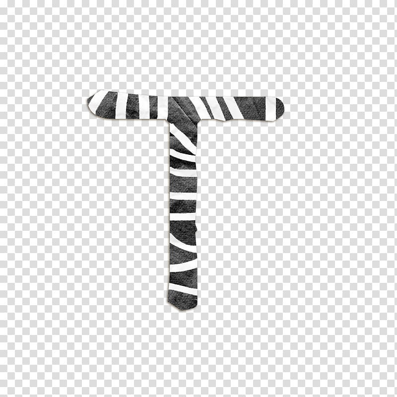 Freaky, gray and white letter T illustration transparent background PNG clipart