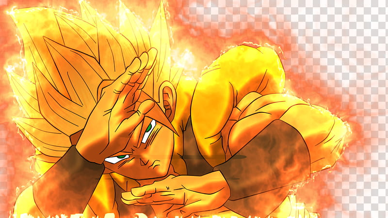 Gogeta SSJ transparent background PNG clipart