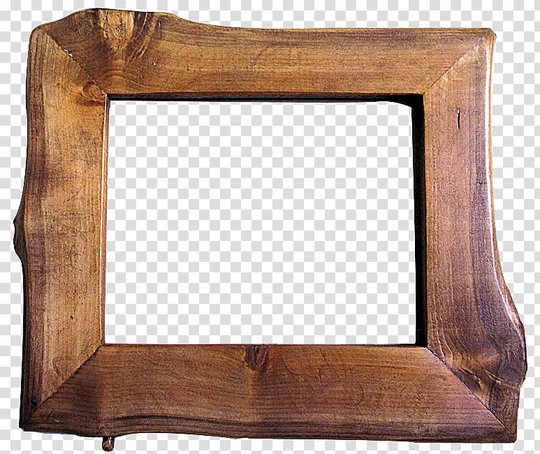 Rustic Wood Frames s, square brown wooden frame transparent background PNG clipart