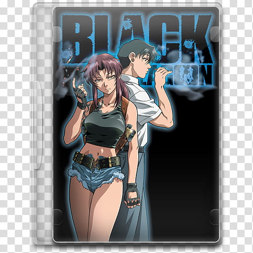 TV Show Icon , Black Lagoon, Black Lagoon animated character poster transparent background PNG clipart