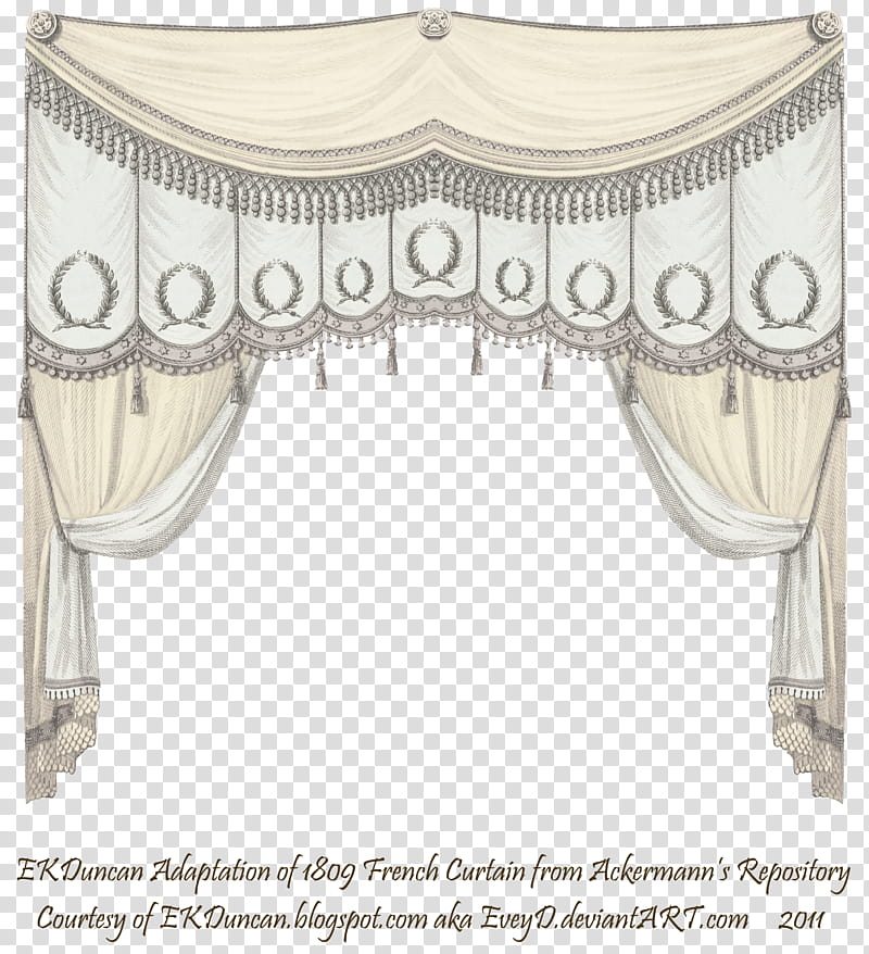 EKD  Curtain Cream, white and gray curtain transparent background PNG clipart