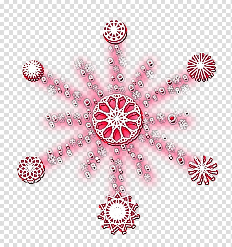 Snowflake, Pink, Magenta, Ornament, Visual Arts transparent background PNG clipart