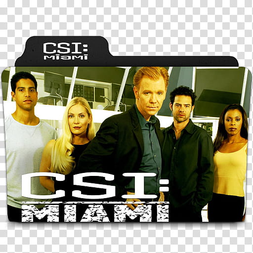 Movie folder icons NO  American TV Series , CSI MIAMI transparent background PNG clipart