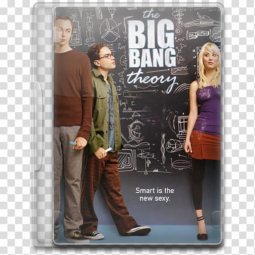 TV Show Icon , The Big Bang Theory , The Big Bang Theory DVD case transparent background PNG clipart