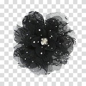 accessories, black and silver floral headband transparent background PNG clipart