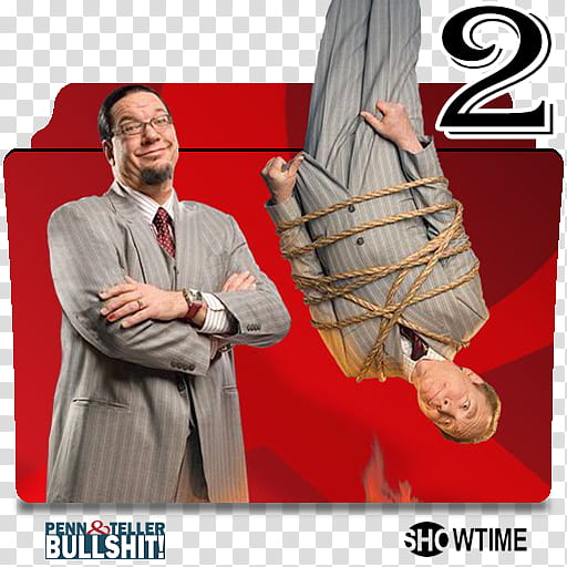 Penn and Teller Bullshit series and season icons, Penn & Teller Bullshit! S ( transparent background PNG clipart