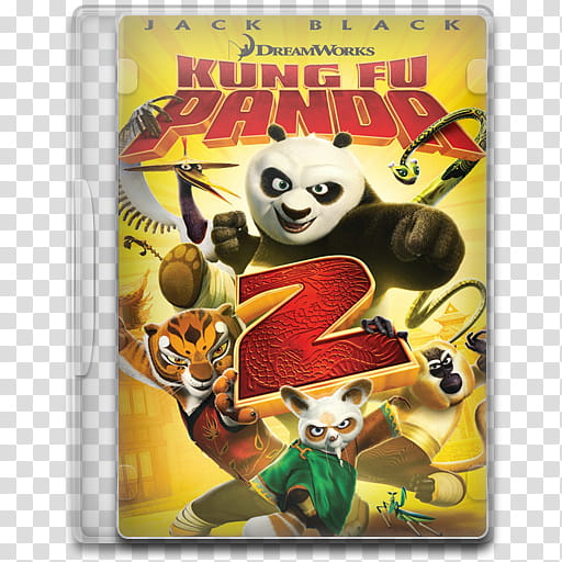 Movie Icon , Kung Fu Panda , Kung Fu Panda  DVD case illustration transparent background PNG clipart