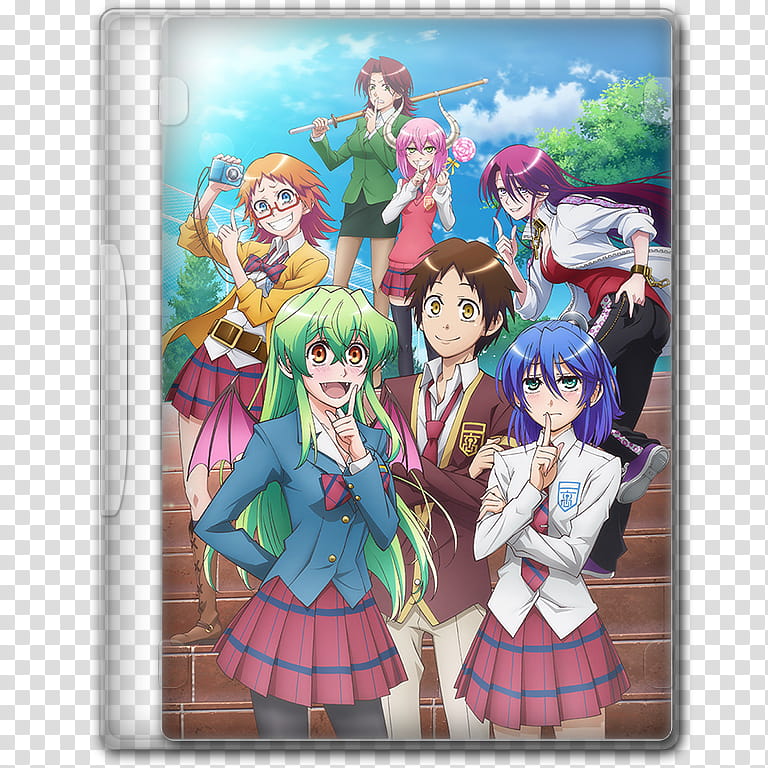 Anime  Summer Season Icon , Jitsu wa Watashi wa, female anime DVD case transparent background PNG clipart