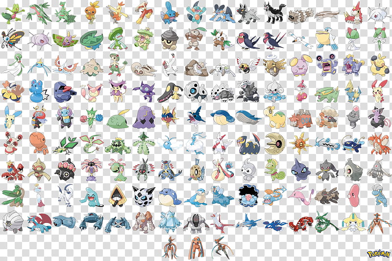 Gen III (no tags), Pokemon illustration transparent background PNG clipart