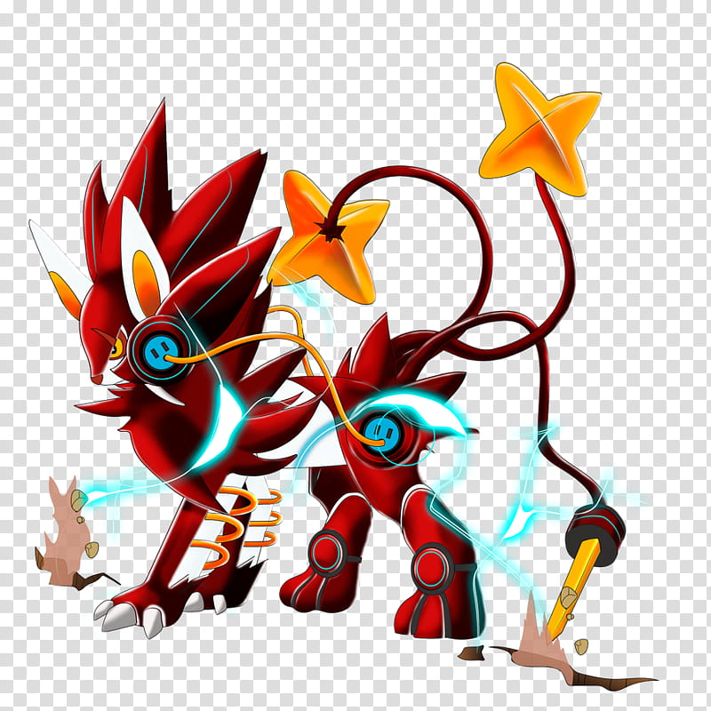 Shiny Mega Luxray (Earth Mode) transparent background PNG clipart