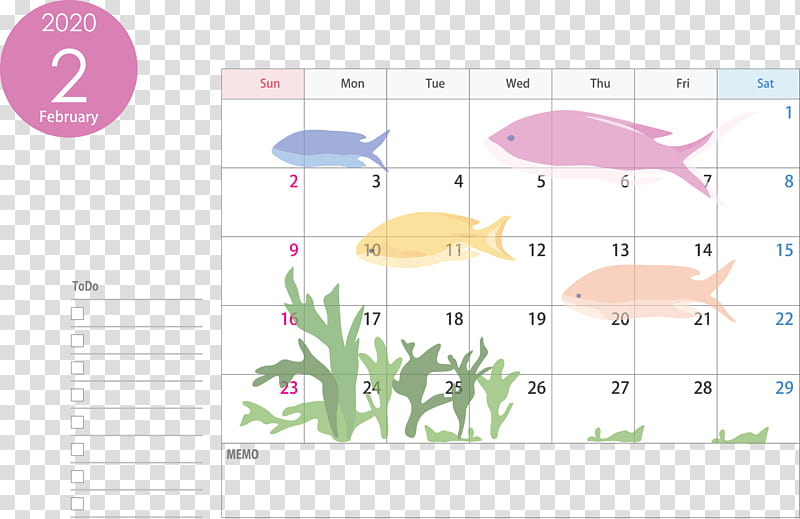 February 2020 Calendar February 2020 Printable Calendar 2020 Calendar, Text, Pink, Wildflower transparent background PNG clipart