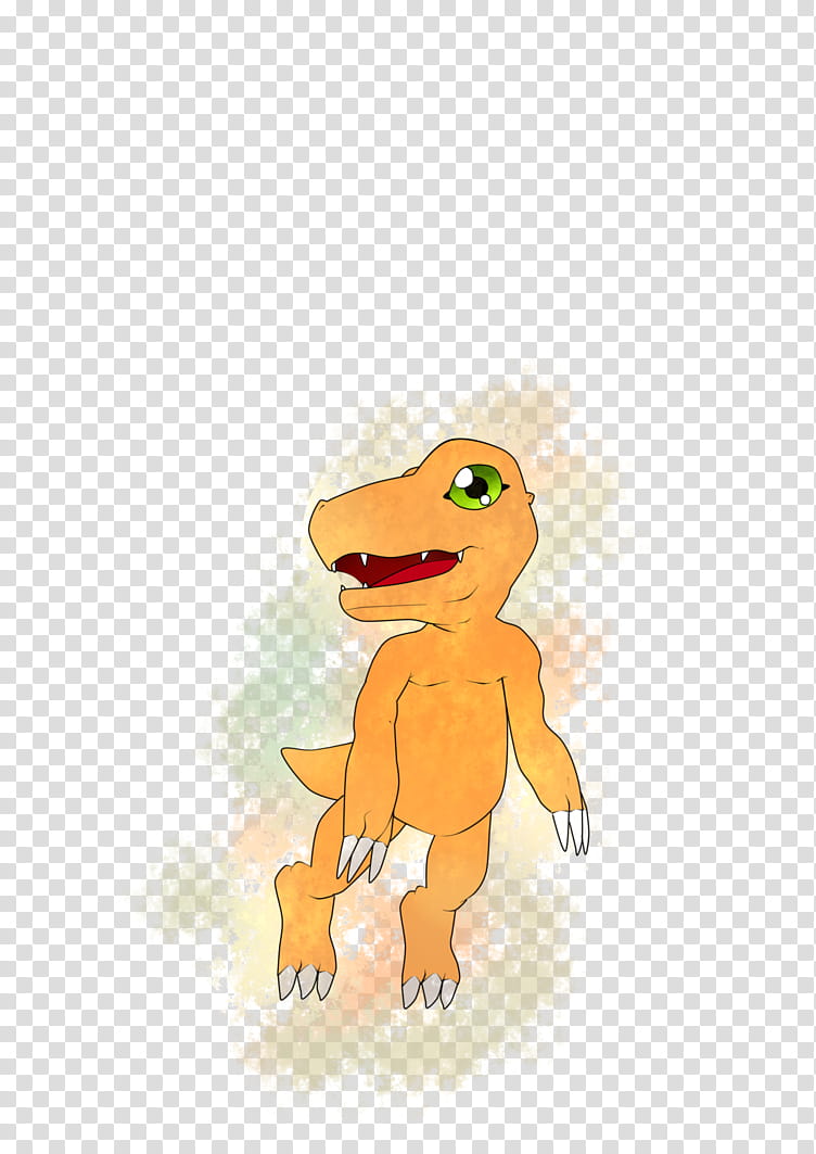 Floating Agumon transparent background PNG clipart