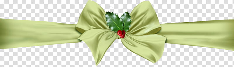 Christmas ribbons, green ribbon transparent background PNG clipart