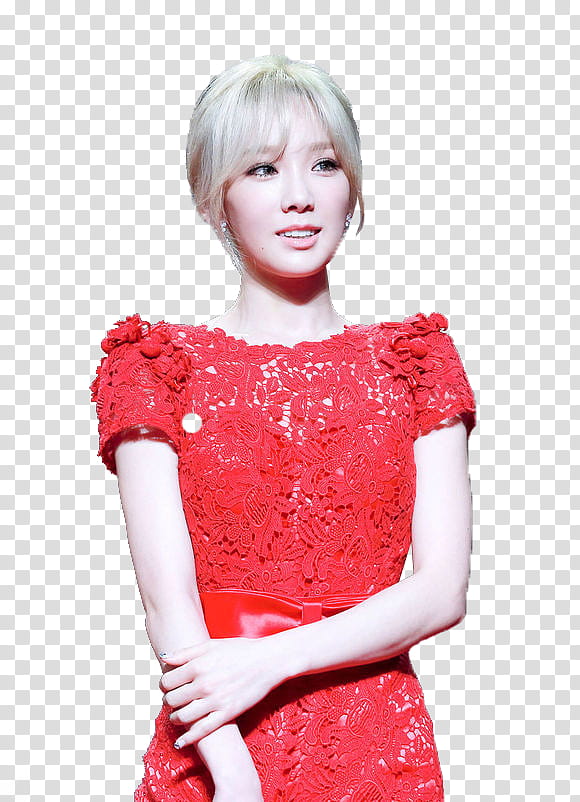 Taeyeon ,  transparent background PNG clipart