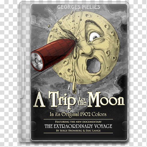Movie Icon Mega , A Trip to the Moon, A Trip to the Moon DVD case transparent background PNG clipart