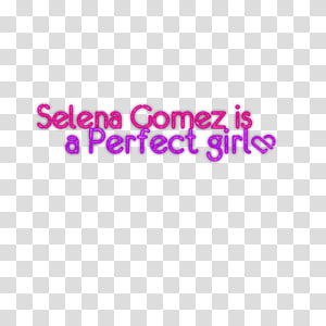 Texto Selena Gomez transparent background PNG clipart thumbnail