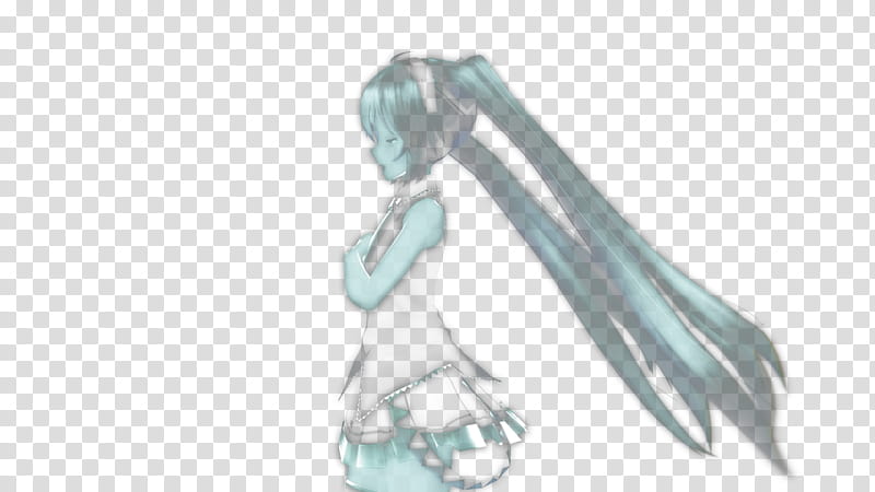 [MMD] Something [Ghost effect test] transparent background PNG clipart