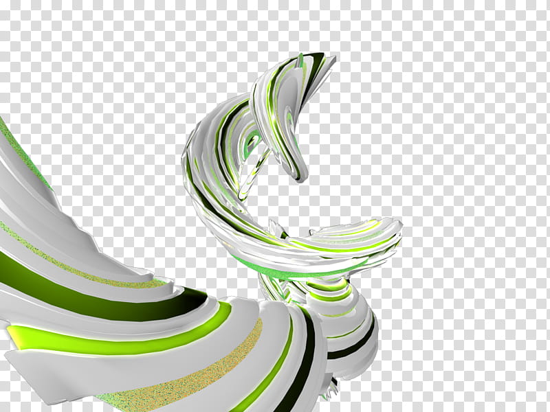 Tamilias cd Render, white and green spiral illustration transparent background PNG clipart