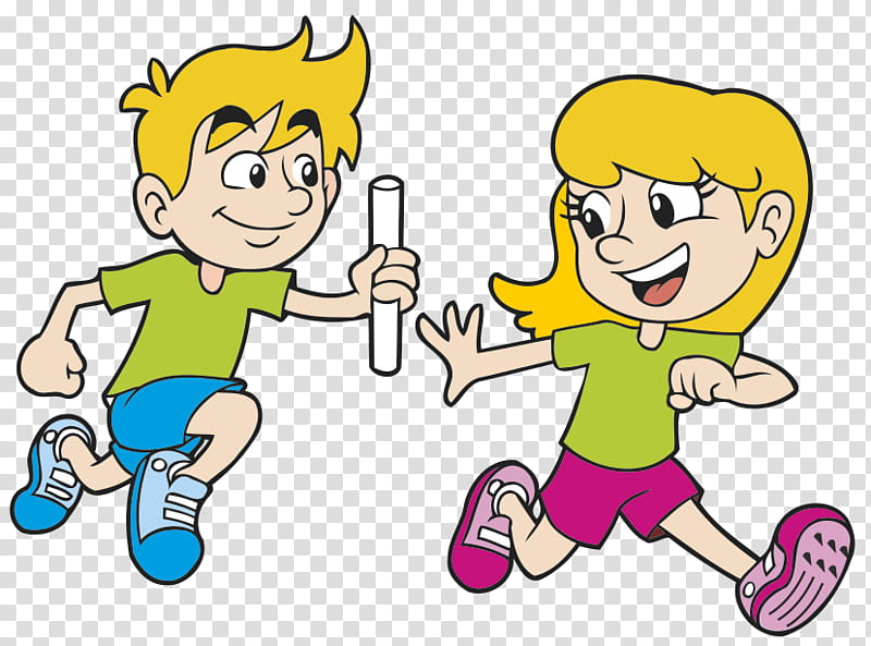 kid running clipart