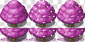 Rosa Trees RPG Maker MV, purple-petaled flower graphic transparent background PNG clipart
