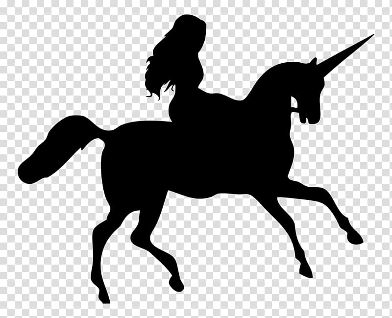 Unicorn Drawing, Horse, Silhouette, Equestrian, Pony, Silhouette Racing Car, Fairy Riding, Mane transparent background PNG clipart
