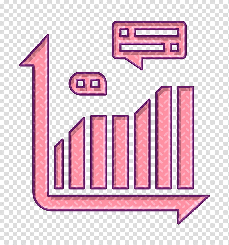 Chart icon Agile Methodology icon Task icon, Pink, Text, Line, Logo transparent background PNG clipart