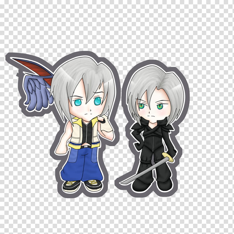 Riku And Kadaj transparent background PNG clipart