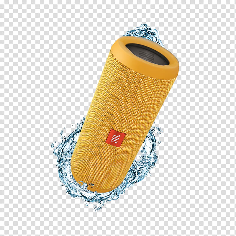 Speaker, Jbl Flip 3, Jbl Charge 3, Loudspeaker, Wireless Speaker, Jbl Flip 4, Bluetooth, Yellow transparent background PNG clipart