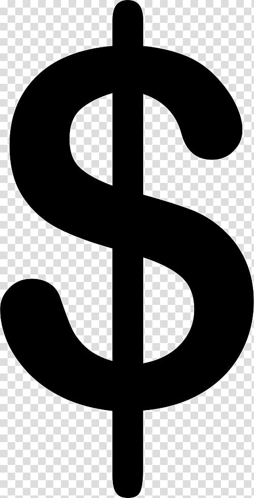 Dollar Sign, United States Dollar, Currency Symbol, Logo, Economy, Peso, United States Fiftydollar Bill, Line transparent background PNG clipart