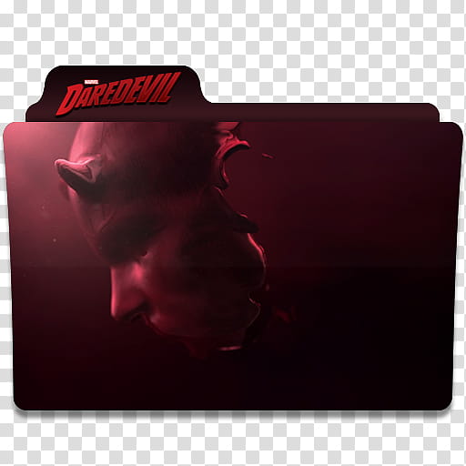 Marvel Daredevil Folder Icon, Daredevil () transparent background PNG clipart