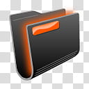 Glo folder icons, glo orange transparent background PNG clipart