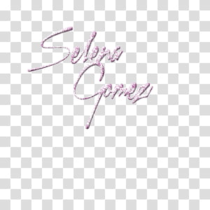 Texto Selena Gomez transparent background PNG clipart thumbnail